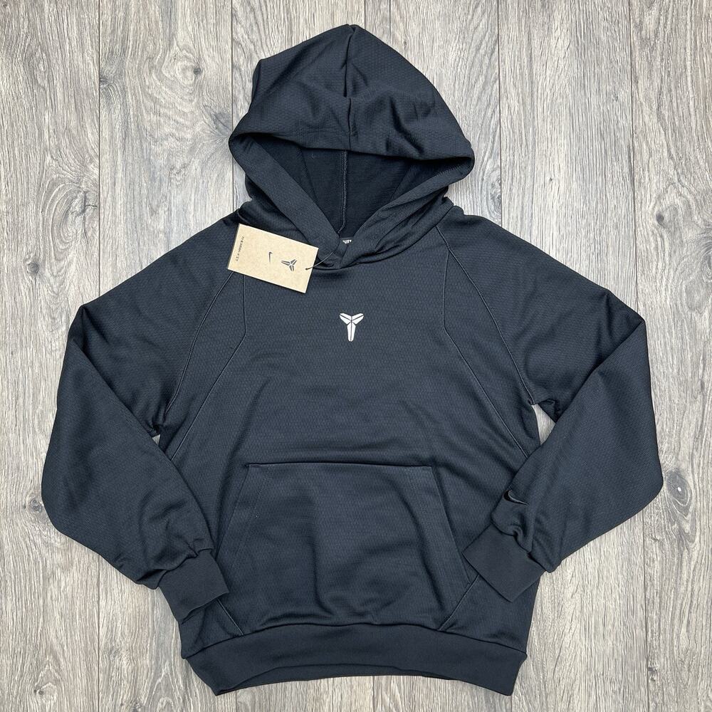 Nike Kobe Hoodie Size XL Big Kids Black White Therma Fit Pullover $52